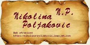 Nikolina Poljaković vizit kartica